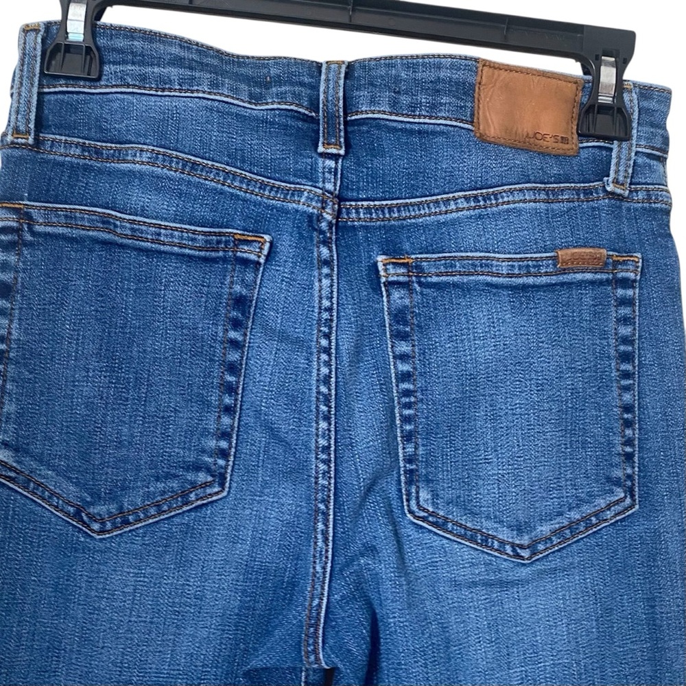 Joe's The Charlie High Rise Skinny Crop Skinny Blue Denim Sz W 27 - Picture 5 of 16